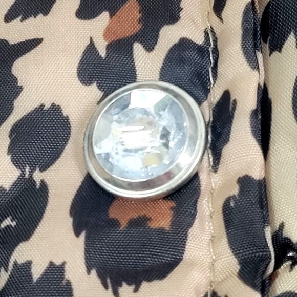 Little Lass Hooded Cheetah Print Puffer Vest Girl's Size 2T - Picture 4 of 8